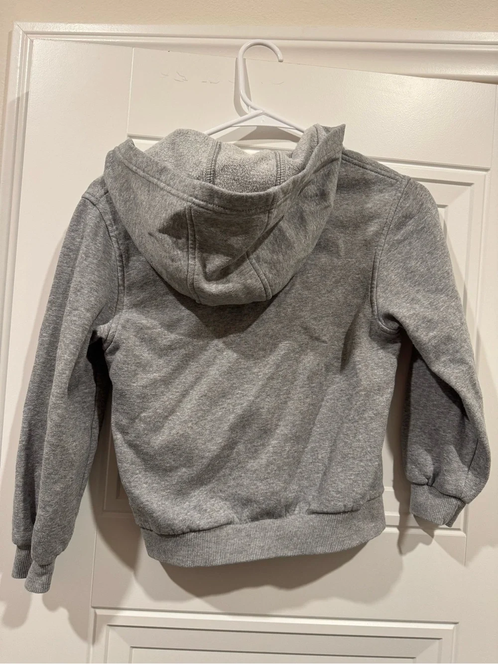 Nike Kids Gray Full-Zip Hooded Sweatshirt